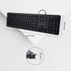 TECHZONE Teclado Alámbrico Black Colors, 105 Teclas, Distribución QWERTY