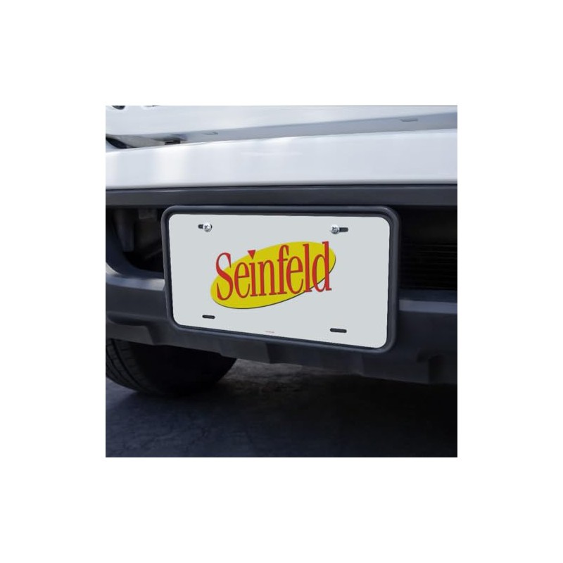 Seinfeld Logo Novelty Metal Vanity Tag License Plate
