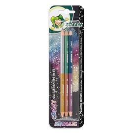 JOLLY Crazy Glitter Colouring Pencils Duo Pack of 3