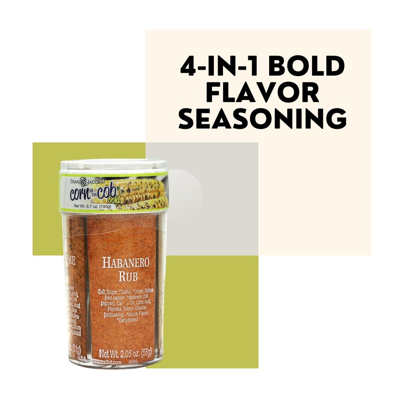 Dean Jacobs Bold Corn on the Cob 4-in-1 Seasoning