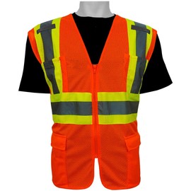 Global Glove GLO-0045 - FrogWear Lightweight Mesh Class 2 Surveyor Vest - X-Large