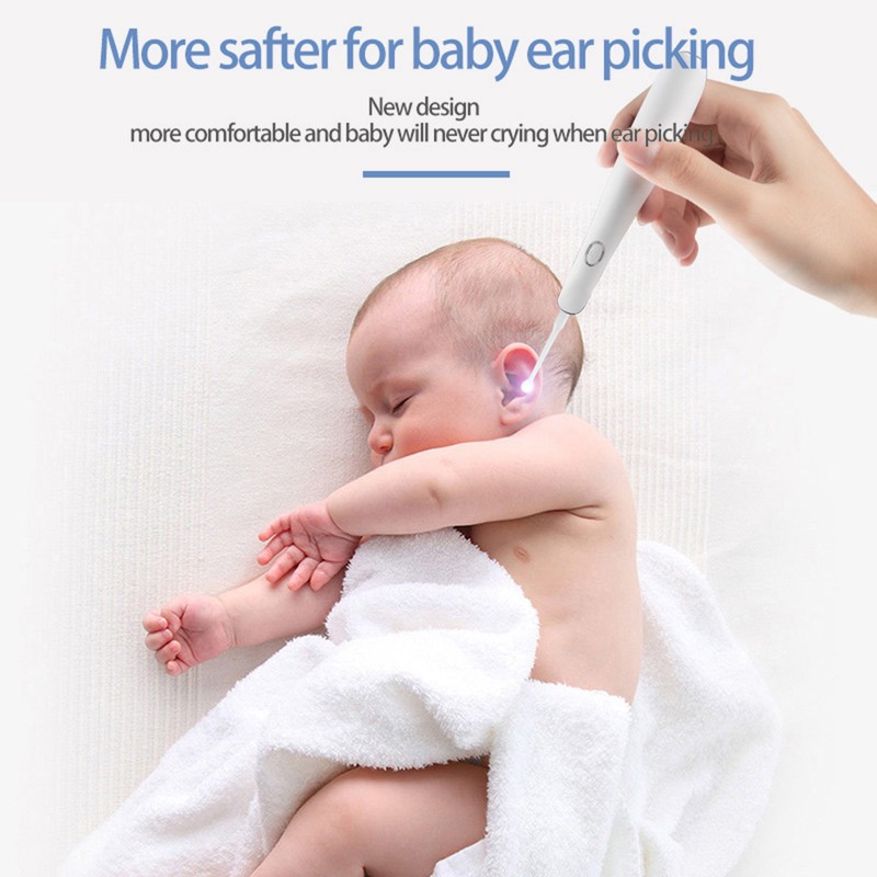 Portable Ear Cleaner with LED Light Illuminating Ear Wax Remover