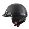 Half Helmet Breathable Sun Blocking Retro Safe PU Leather Motorcycle