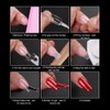 240Pcs Medium Square Nail Tips, Half Matte Full Cover Gel