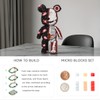 DAHONPA Teddy Blocks Bear Dissection Skeleton Micro Building Blocks Set