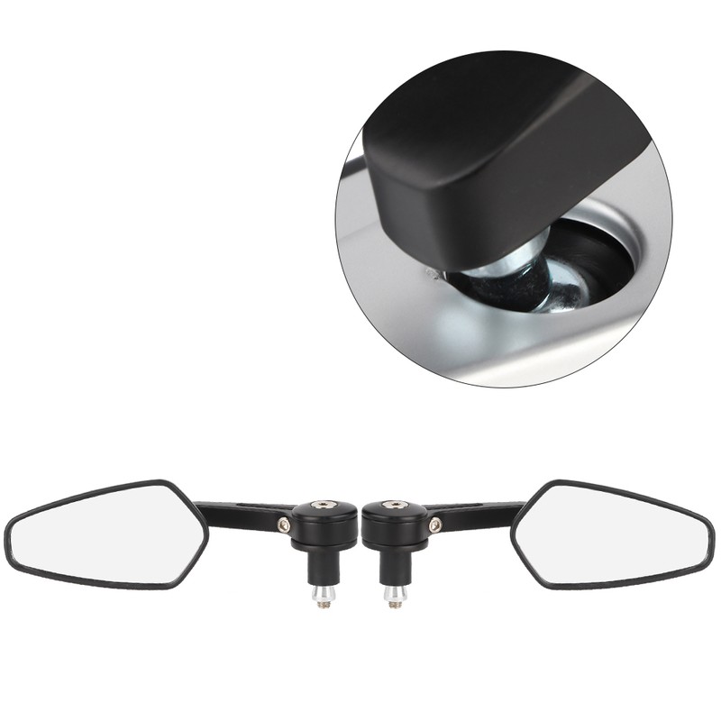 2Pcs Motorcycle Modified Rearview Mirror Reflective Rear View Side Mirrors