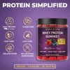 EMAZEN Whey Protein Gummies, Sugar Free, Low Carb Keto Snacks