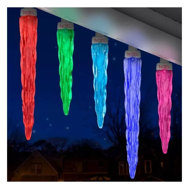 Gemmy Lightshow 24 Ct Color Motion Multicolor Deluxe LED Christmas