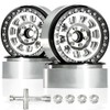 2.2 Inch Beadlock Wheels, 25mm Wide 0mm Offset for SCX10