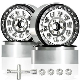 2.2 Inch Beadlock Wheels, 25mm Wide 0mm Offset for SCX10 TRX4