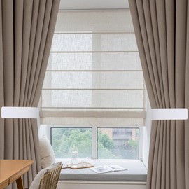 Groleca 2 Pack Modern Curtain Holdbacks Curtain Tiebacks Wall Mount Solid Aluminum U Shaped Curtain Wall Hooks Curtain Pull Backs Curtain Holders Curtain Tie Backs for Curtain (2, White)