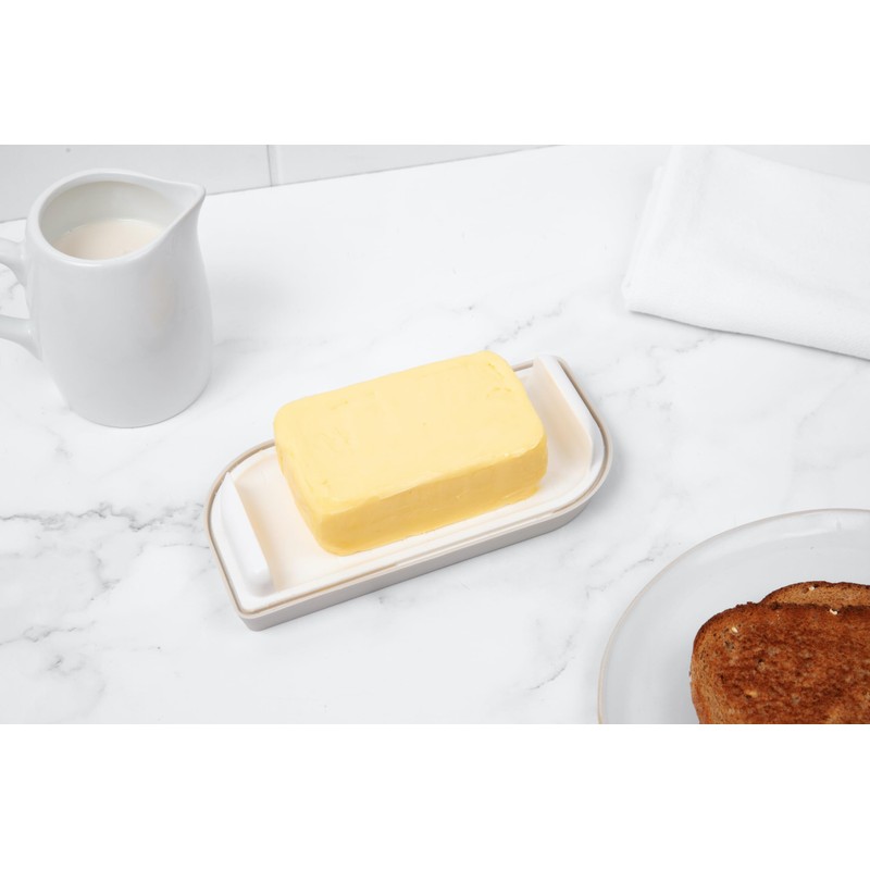 Mintrico Butter Dish with clear lid cover air tight dishwasher