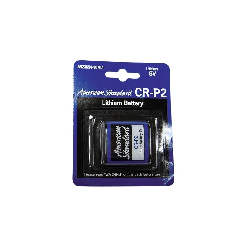 American Standard A923654-0070A Selectronic Battery 6 VCR-P2, Black