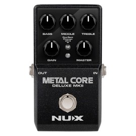 Nux Metal Core Deluxe MKII Effects Device Preamp Pedal with Keepdrum 9V Power Supply