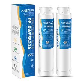 PUREPLUS EPTWFU01 Refrigerator Water Filter, Compatible with Frigidaire EWF02, GP006, Pure Source Ultra II, RWF5800A, 2Pack