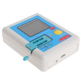 HiLetgo LCR-T7 - Probador de transistores TFT Diodo Triodo Medidor de capacitancia LCR Medidor NPN PNP MOSFET IR Multifunción Probador Multímetro