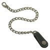 Safety Chain Biker Chain Sturdy Link Chain with Leather Loop