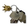 KUSTOM66 Key Ring Crown Gold, gold
