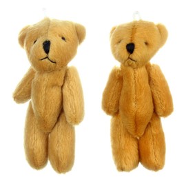 NEW Small BROWN Teddy Bear X 2 - Cute And Cuddly - Gift Present Birthday Xmas