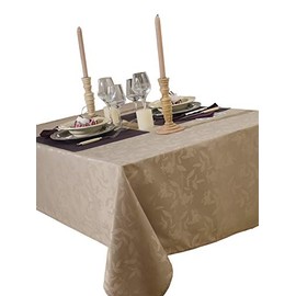 CALITEX Tablecloth Damassee Ombra Taupe 350