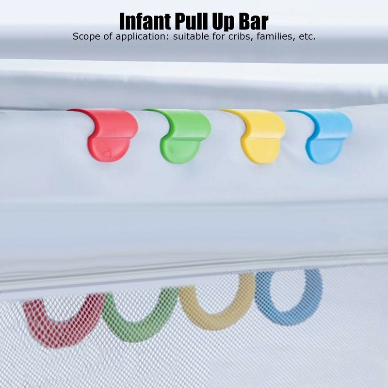 Baby Pull Up Bar, Ergonomic Design Plastic Material Baby Pull