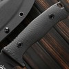 ST37 Fixed Blade Knife Black Stonewashed DC53 Steel Blade Two