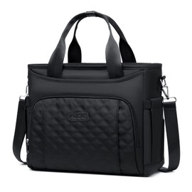 AIJIEKE Insulated Lunch Bag for Men Women, Lunch Box, Lunch Tote for Work, Large Leak Proof Cooler Bag with Removable Strap, Reusable Adult Lunchbag, Picnic, Office, Beach, Black