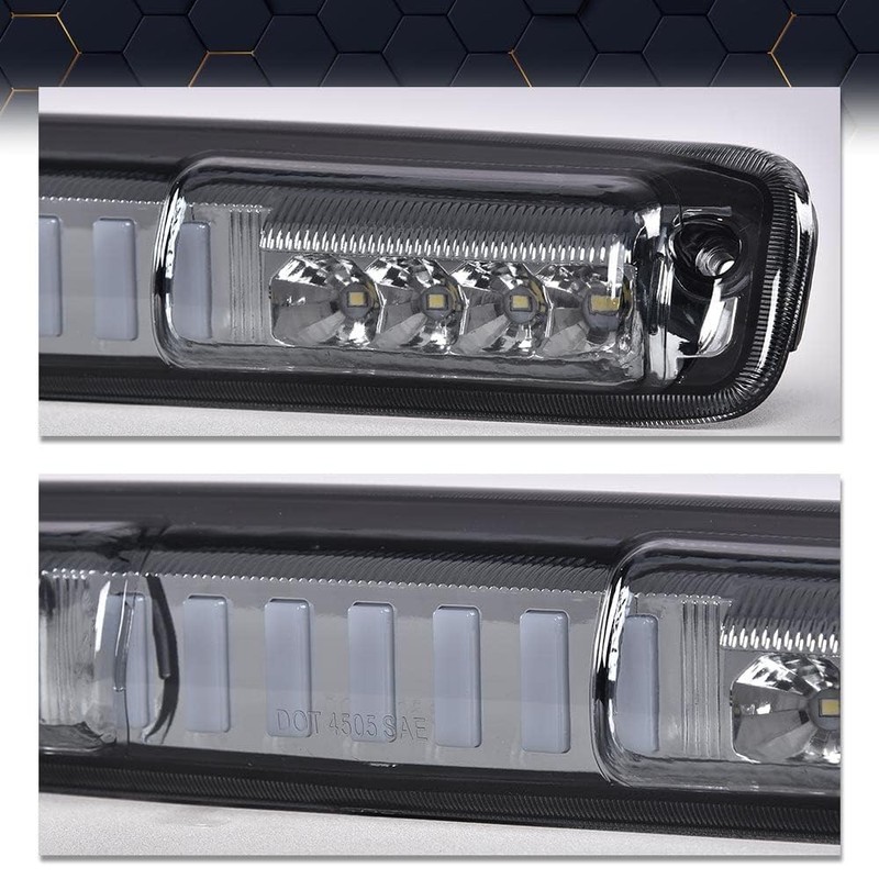 PIT66 LED 3rd Brake Light,Compatible with Chevy Silverado 99-07/Fit GMC