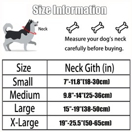 Pet Inflatable Collar for Dogs and Cats, Protective Inflatable Dog Collar, Soft Pet Dog Cone Recovery Collar, Adjustable Pet Recovery Collar for Inflatable Medium Dog and Cat - XL
