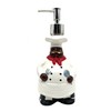 ACK Hand Painted Ceramic Happy Chef Collection Refillable Soap Dispenser,