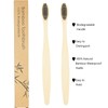 SEVENHEAD 2 PCS Bamboo Toothbrushes With Soft Bristles for Adults