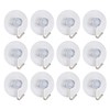 uxcell 12pcs Suction Cup Hooks 1 Inch Diameter Wall Hooks