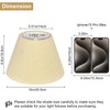 Lamp Shades with Glitter Gold Thread, Replacement Lamp Shades for