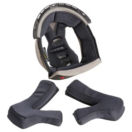 O'NEAL 1SRS Helmet Adult Liner & Cheek Pads Kit Black Large