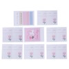 2Sets A6 Magnetic Buckle Notebook Binder Cute Bunny Pattern Daily