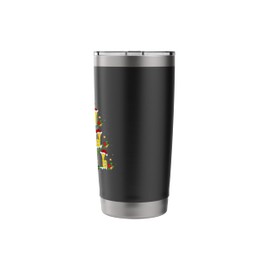 Music Lover Xmas Lights Musical Tuba Christmas Tree Stainless Steel Insulated Tumbler