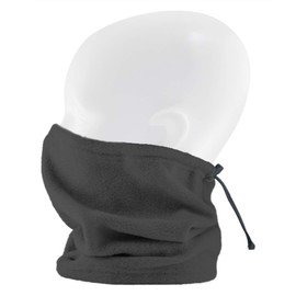 Orludo qa100104a01n0 Fishing Gear, Neck Warmer, Face Mask, Hat, 3-Way, Fleece Type, Cold Protection, Unisex, One Size Fits Most, Adjustable Drawstring, Black