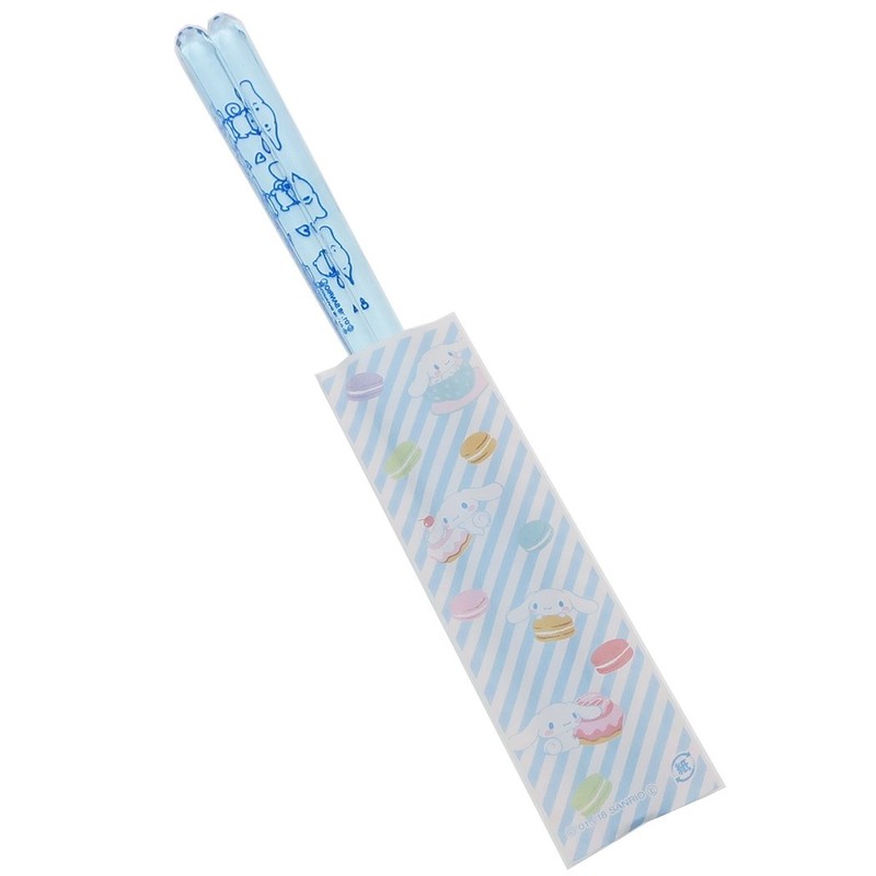 Sanrio 490562 Cinnamorol, Heart Clear Chopsticks, Light Blue