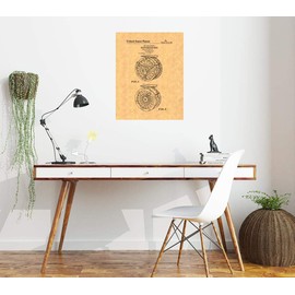 Reel For Fly Fishing Patent Print (8" x 10") M10383