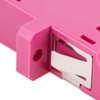 CableMarkt - Quad OM4 Multimode Rosa LC-zu-LC-Glasfaseradapter