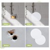 SUPERFINDINGS 8Pcs Wall Hole Cover Sheets with 60Pcs Plastic Stickers