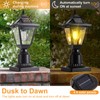 DARIISI 2 Pack Solar Post Lights, Motion Sensor Solar Lamp