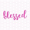 Blessed Stencil Template for Walls and Crafts - Reusable Stencils
