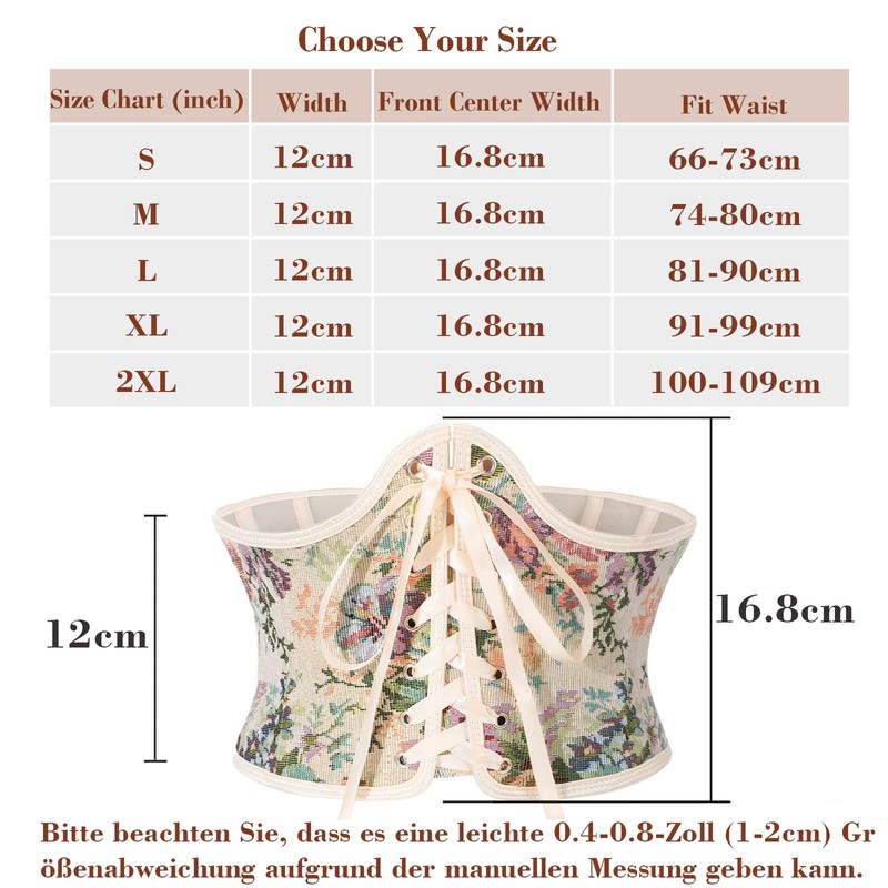 VONMELLI Renaissance Corset Belt for Women Wide Vlastic Waist Belt