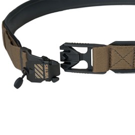 VIKTOS Men's Counteract CCW Durable Magnetic V-Buckle Self-Securing TPU Nylon Webbing Adjustable EDC & Concealed Carry Hunting Shooting Gun Holster Belt, Coyote, Small