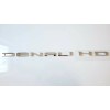 GMC 2PCS SET Chrome Door DENALI HD Emblems Letters GMC