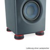 keepdrum SSA300RD Speaker Feet for Two Boxes Vibration Damper Speaker