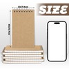 MIVIDE 60 Pack Pocket Notebooks, 3x5 Small Top Spiral Notepad
