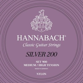 Hannabach Series 900 Medium/High Tension String Set Silver 200