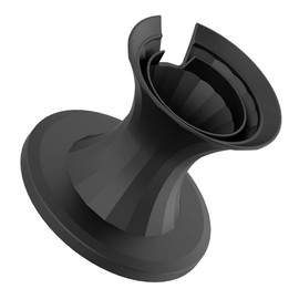 Angoily Elegant Mini Speaker Stand Black Audio Stand Wire Organizer Modern Desktop Speaker Holder